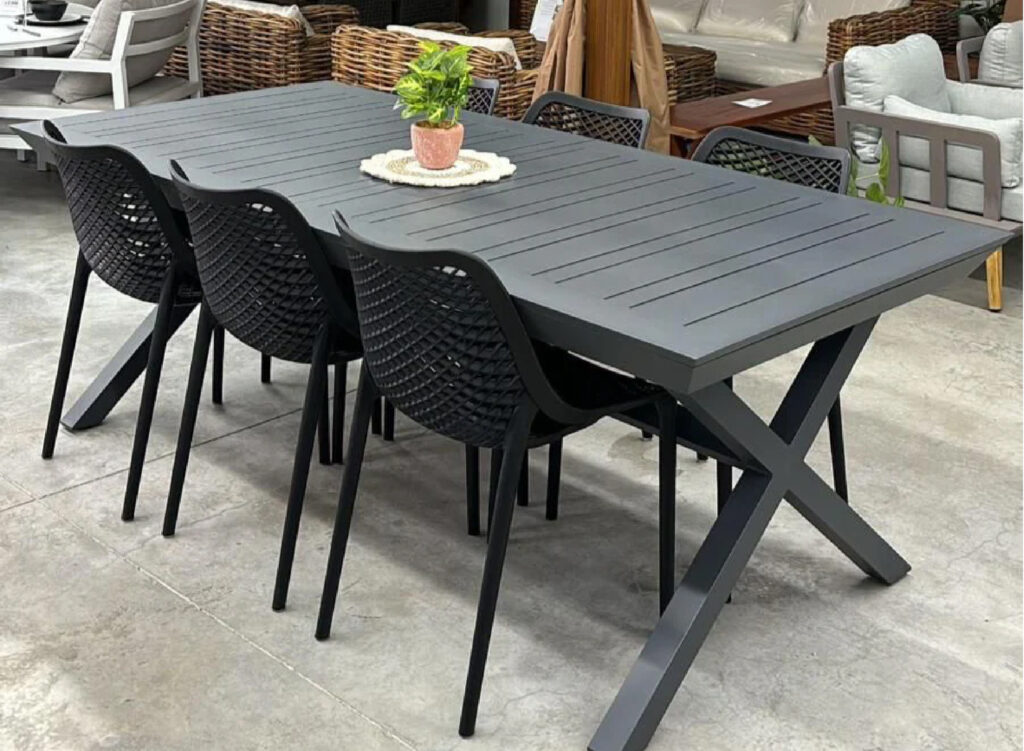 שולחן-אלומיניום-רגל-איקס